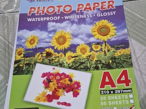 Giấy In Ảnh 1 Mặt 230GSM